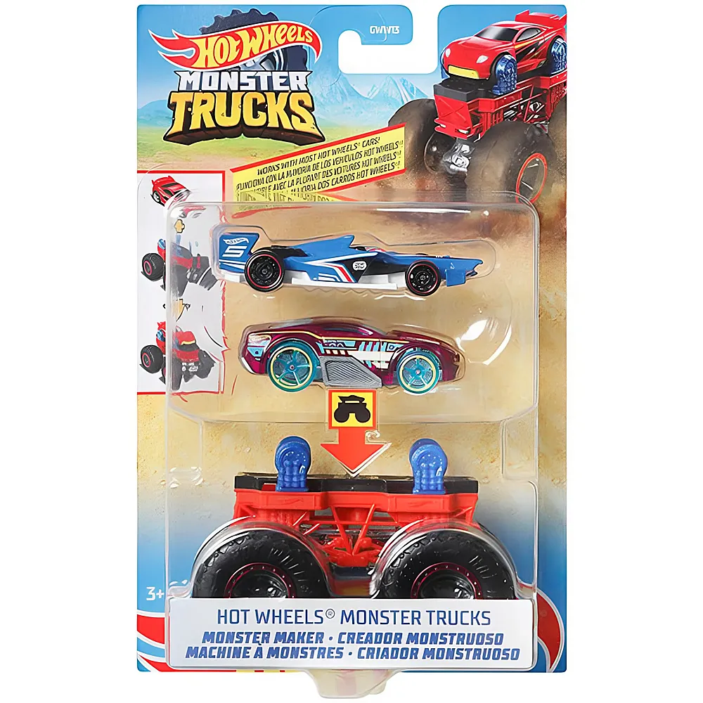 Hot Wheels Monster Trucks Monster Maker 7 1:64 | Spielzeugauto
