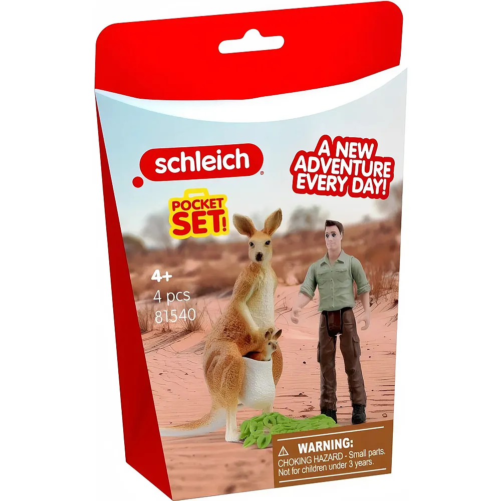 Schleich Wild Life K�nguru-Tour mit dem Ranger | Wildtiere
