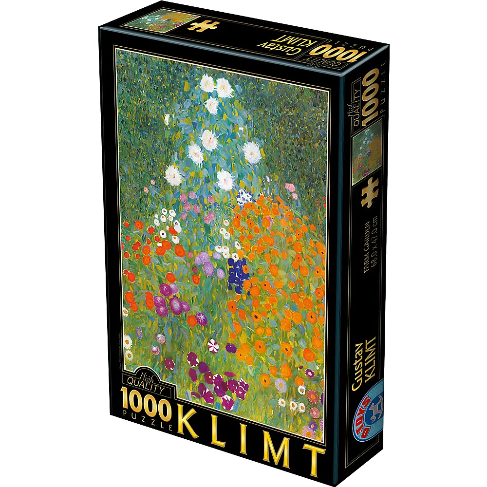 DToys Gustav Klimt Garten in Bl�te - 1000 Teile