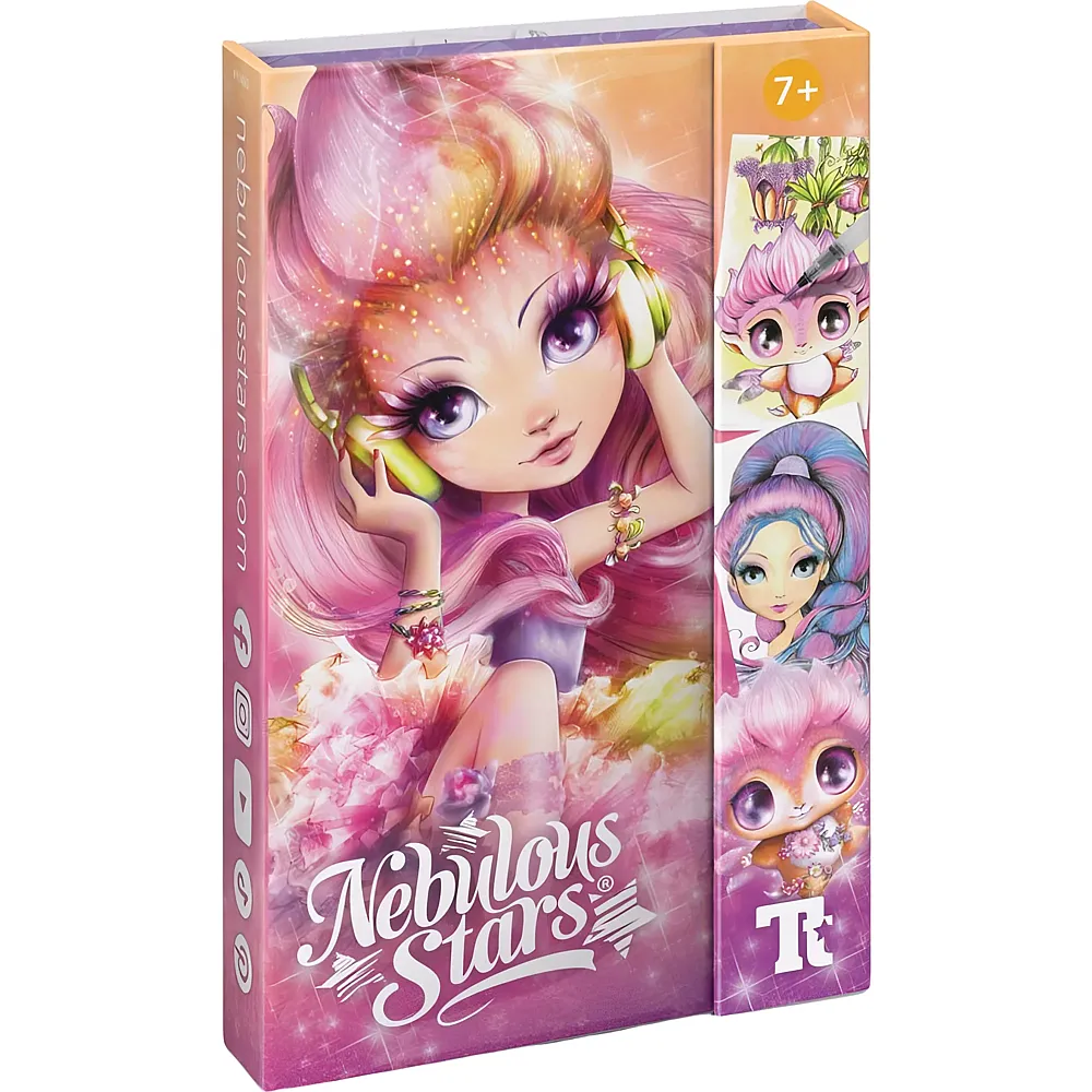 Tween Team Aquarellbuch mit Stifte weiss Pure White