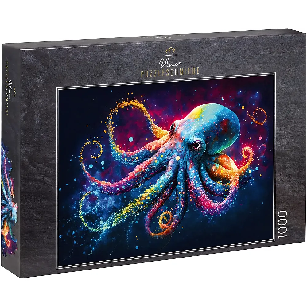 Ulmer Puzzleschmiede Die farbenfrohen Oktopus-Tentakel - 1000 Teile