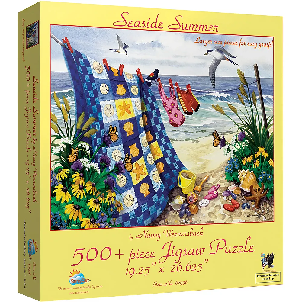 SunsOut Puzzle Nancy Wernersbach Seaside Summer - 500 Teile