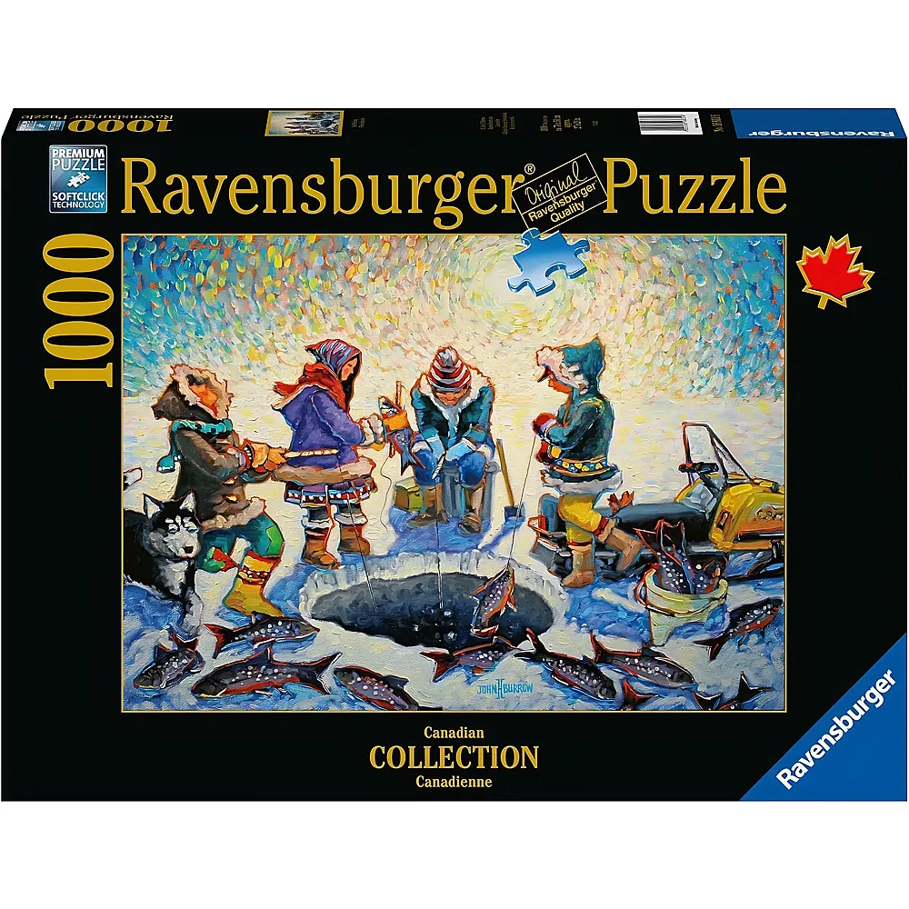 Ravensburger Puzzle Canadian Collection Eisfischen - 1000 Teile