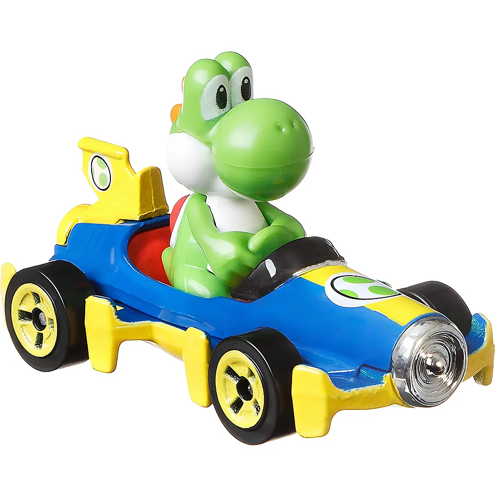 Hot Wheels Super Mario Die-Cast Yoshi Mach 8 1:64