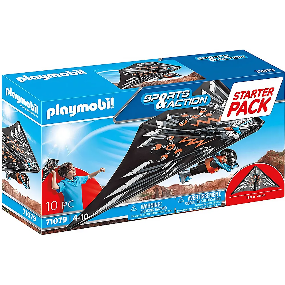 PLAYMOBIL Sports & Action Starter Pack Drachenflieger 71079