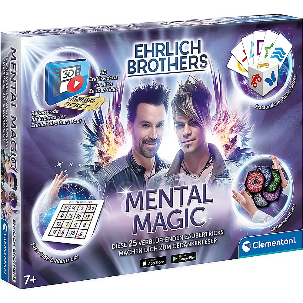 Clementoni Magic Ehrlich Brothers Mental-Magie