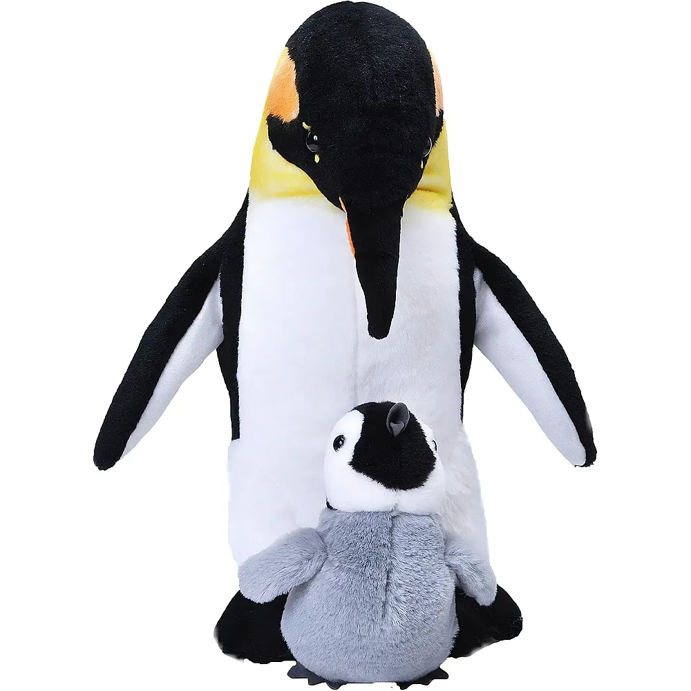 meinspielzeug - Wild Republic Kaiserpinguin mit Baby - 38 cm | V�gel Pl�sch
