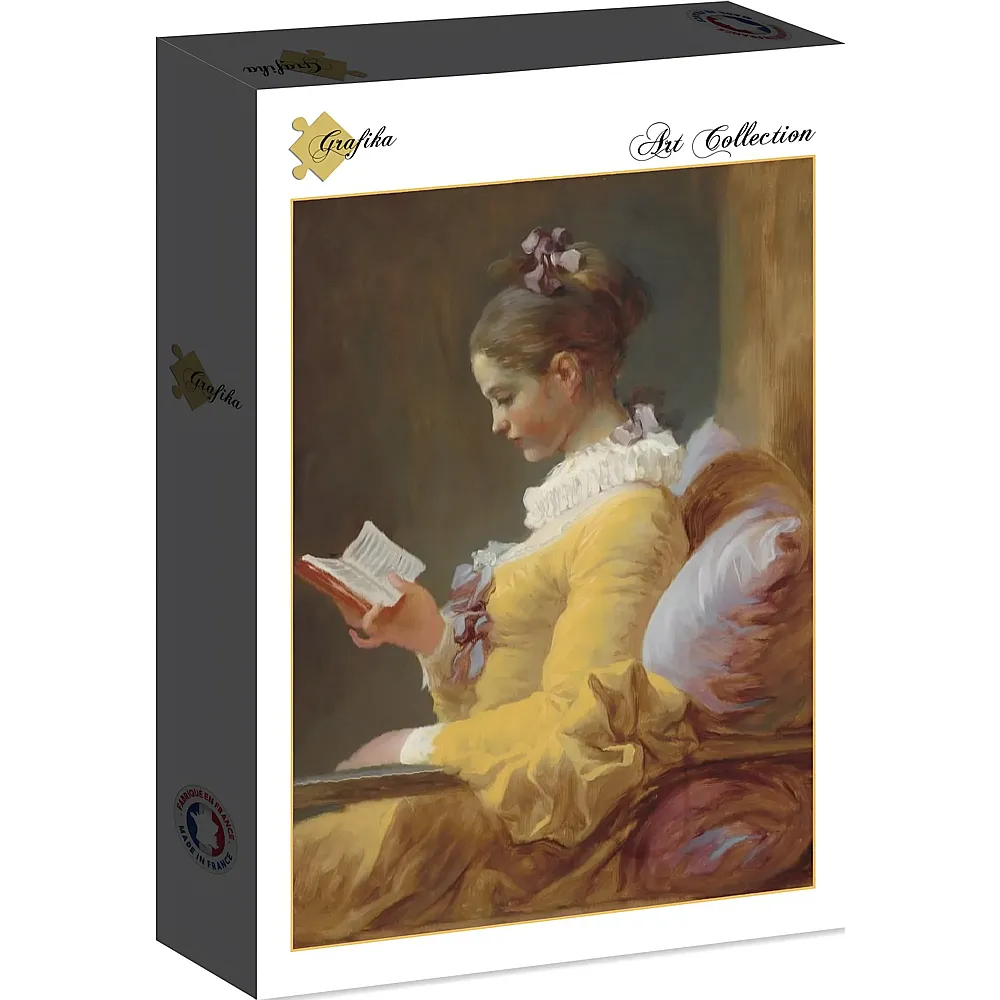 Grafika Puzzle Art Collection Jean-Honor� Fragonard: La Liseuse, 1770-1772 - 2000 Teile