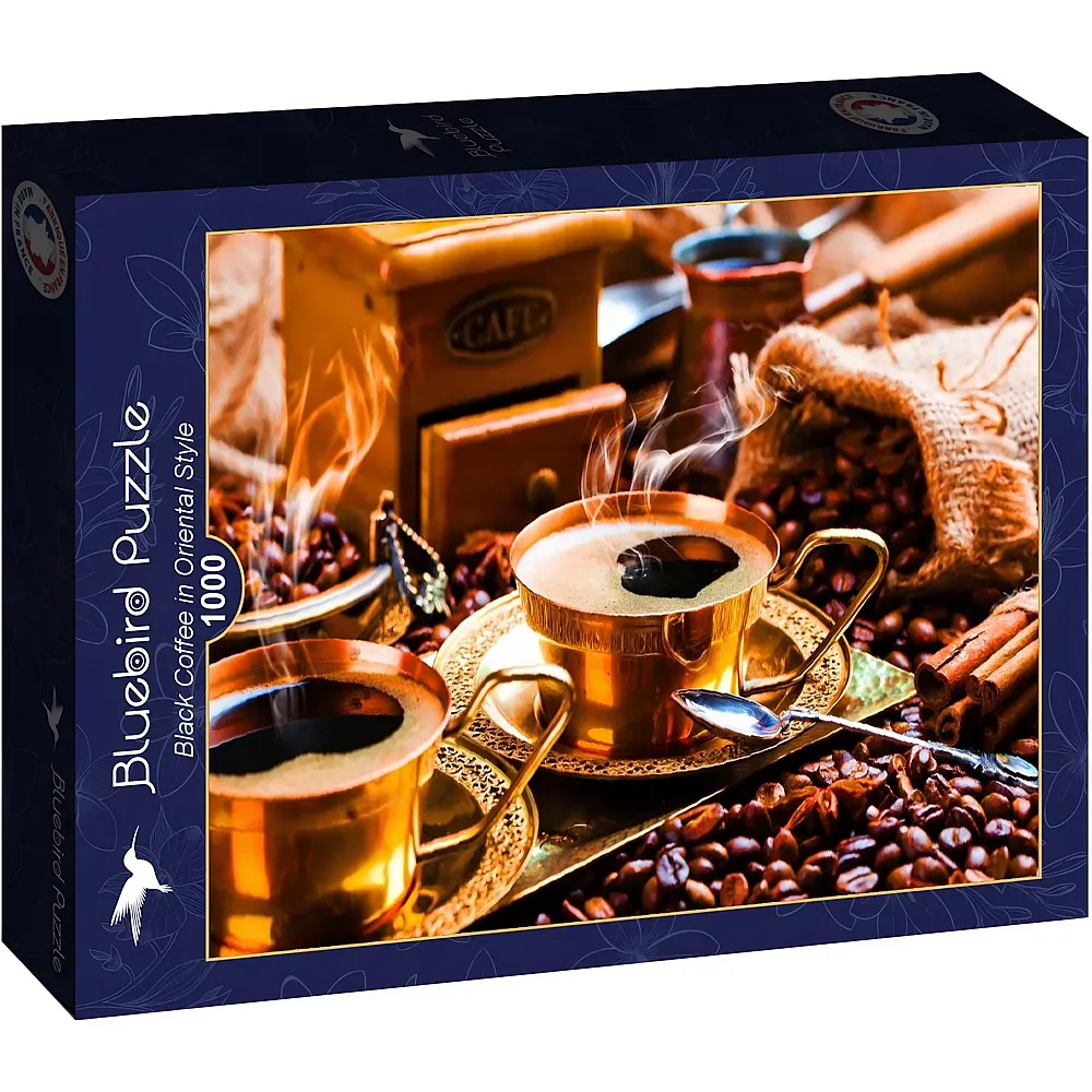 Bluebird Puzzle Black Coffee in Oriental Style - 1000 Teile