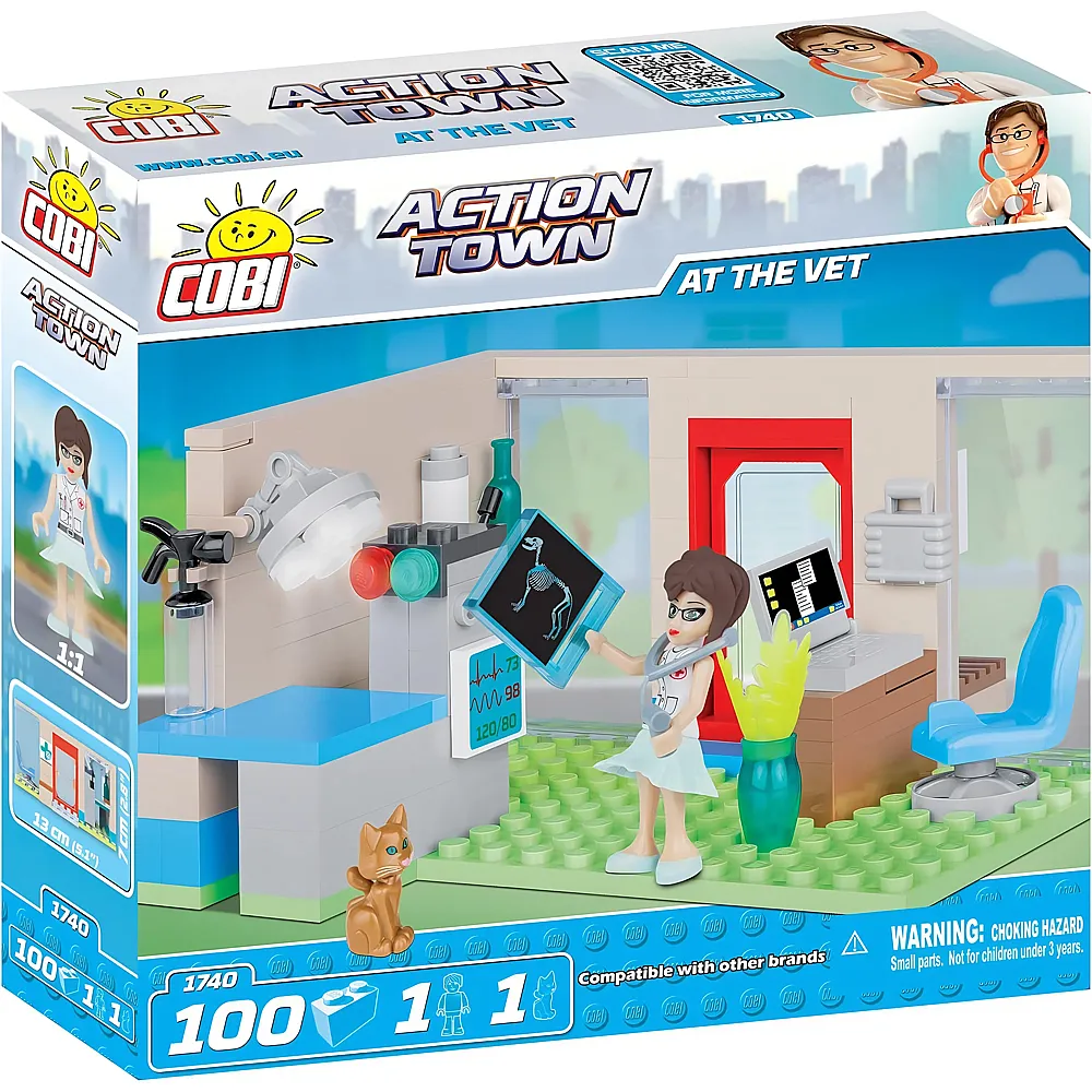 COBI Action Town Beim Tierarzt 1740