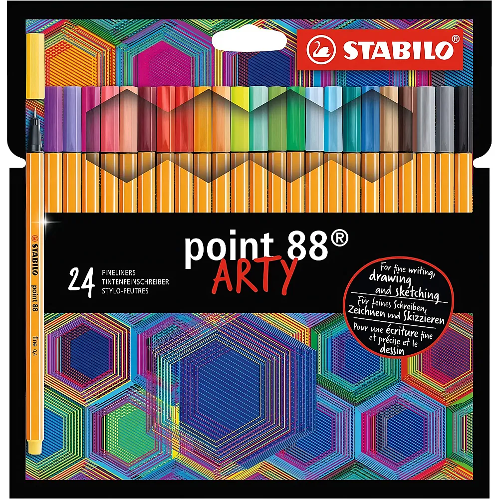 meinspielzeug - Stabilo Arty Fineliner point 88 24Teile | Farbe & Kreide