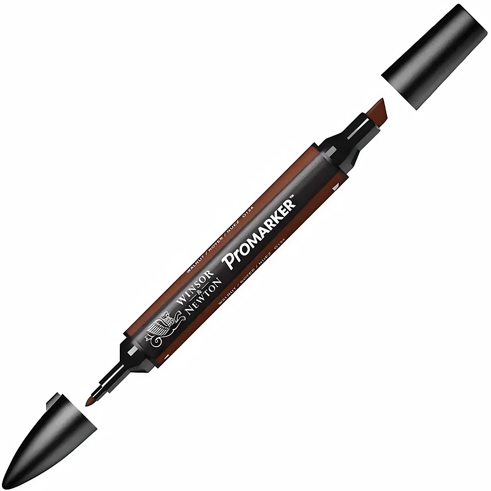 meinspielzeug - Winsor & Newton Promarker mit 2 Spitzen Walnuss | Farbe & Kreide