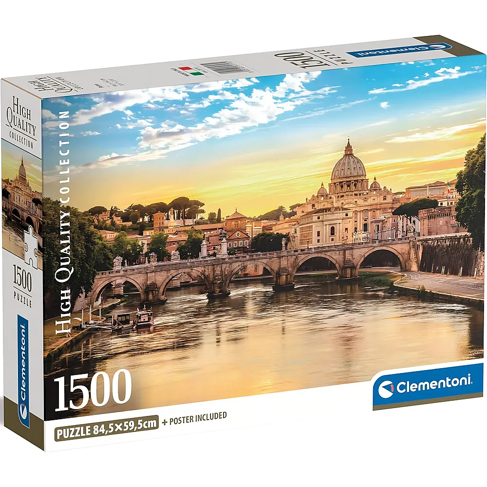 Clementoni Puzzle High Quality Collection Rom, Italien 1500Teile