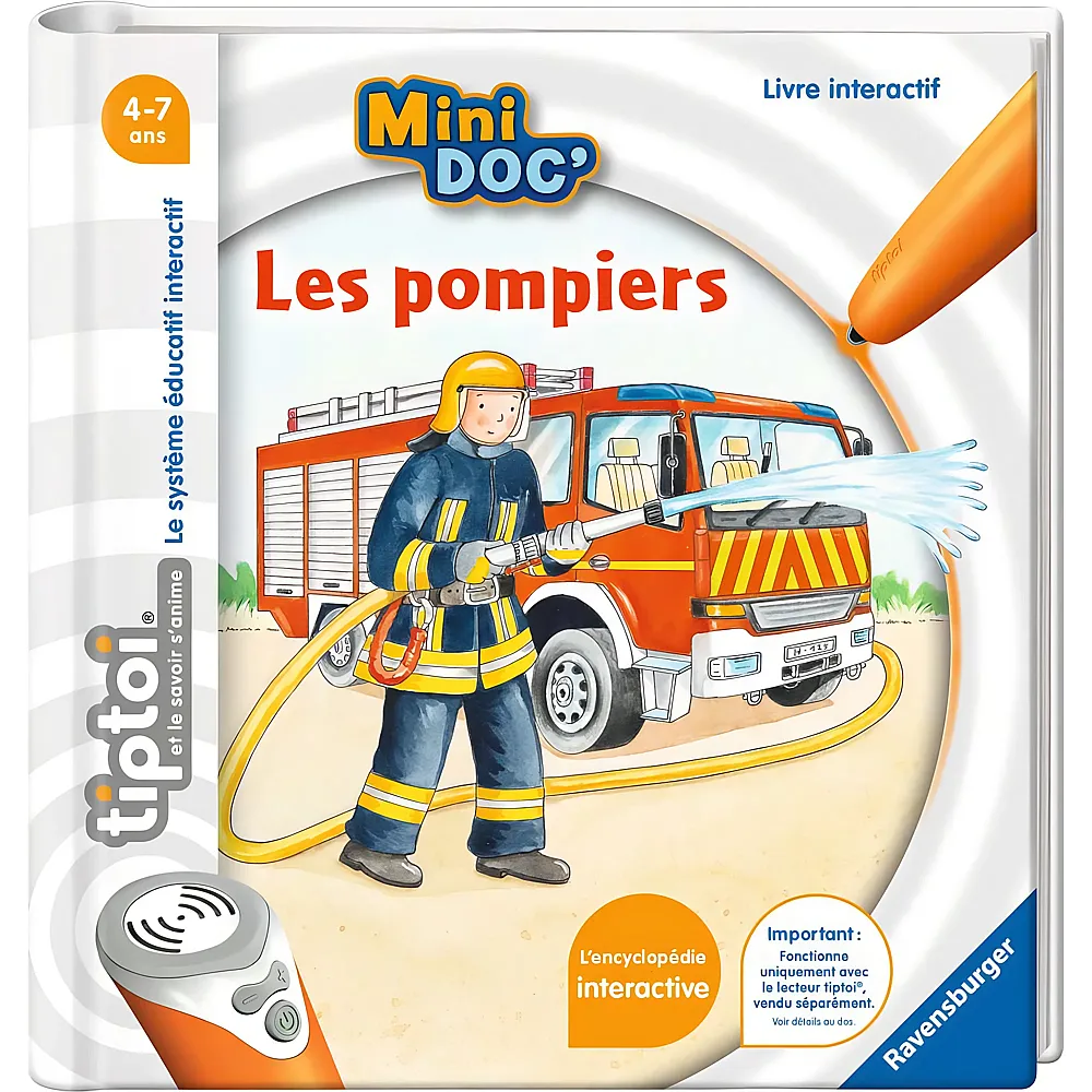 Ravensburger tiptoi Mini Doc Les pompiers FR