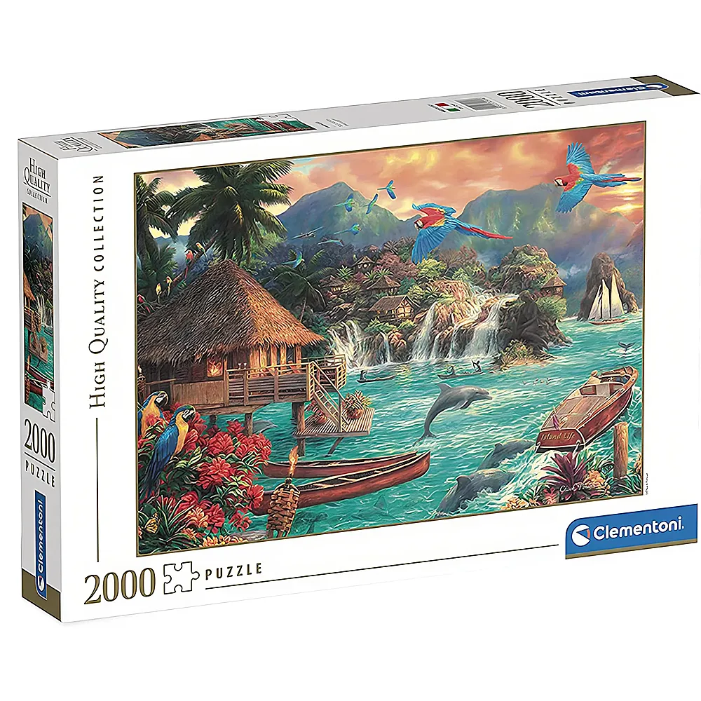 Clementoni Puzzle High Quality Collection Island Life 2000Teile