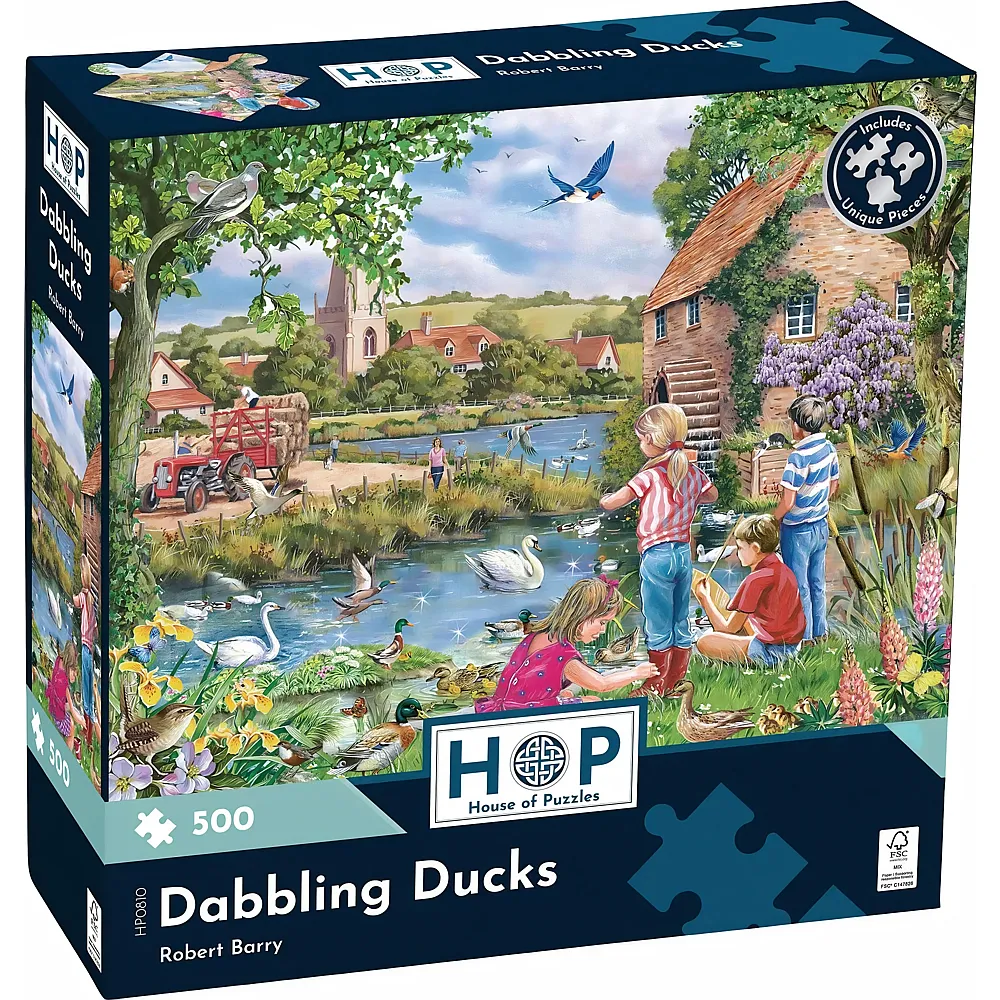HOP - House of Puzzles Dabbling Ducks - 500 Teile