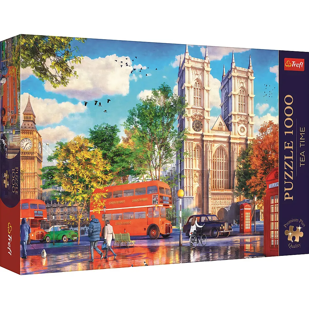 Trefl Puzzle Tea Time Blick auf London 1000Teile