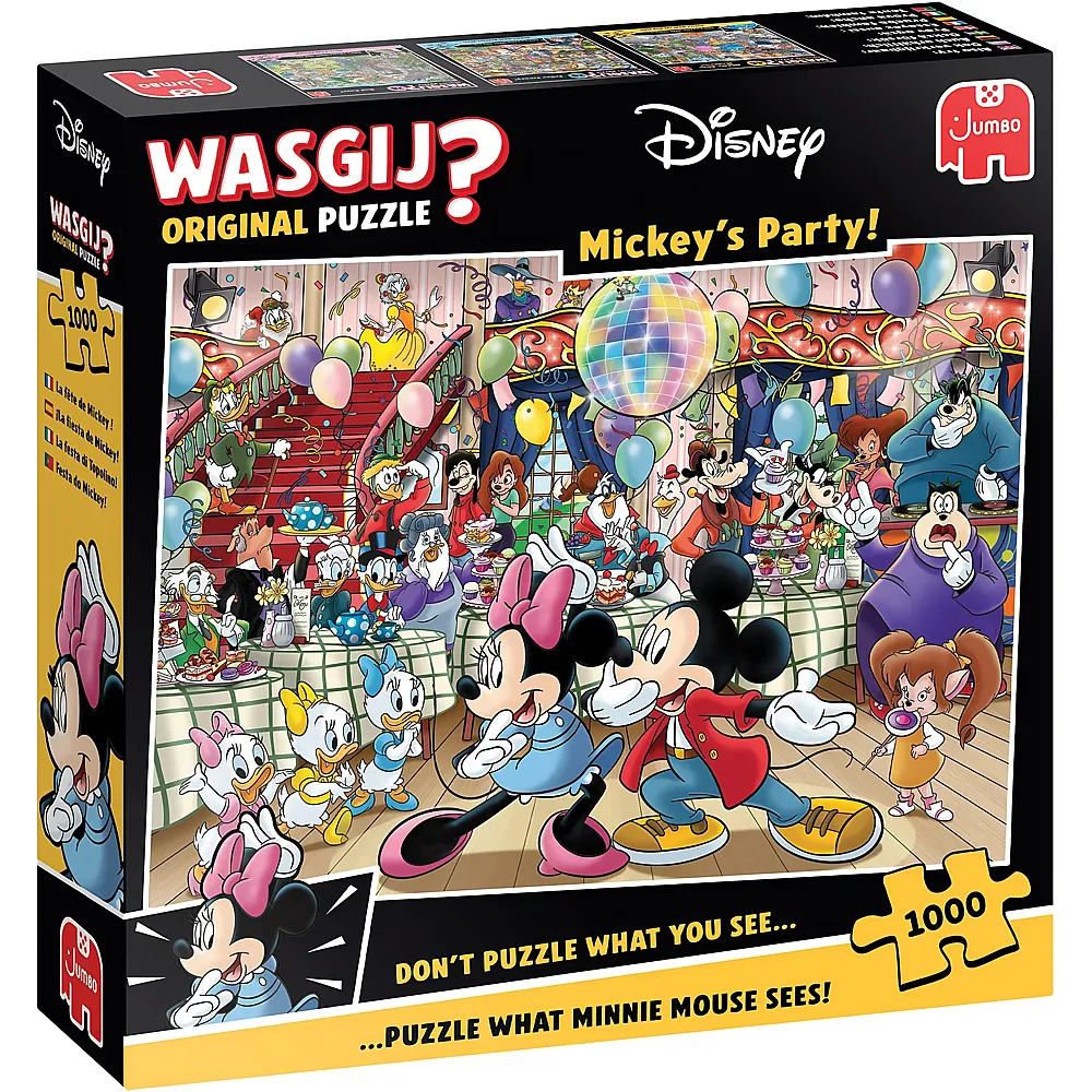 Jumbo Puzzle Mickey Mouse WASGIJ Original Disney Mickey's Party 1000Teile