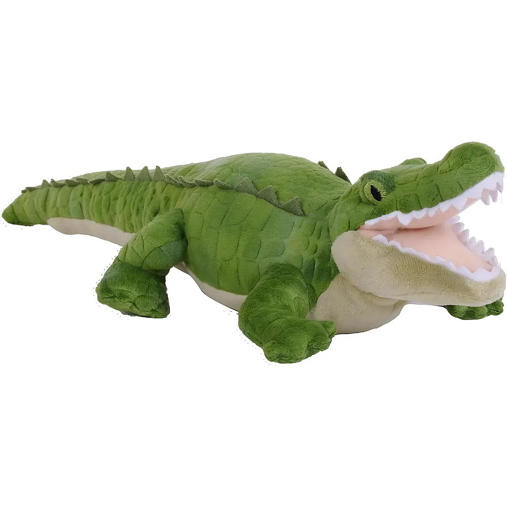 Wild Republic Aquatic Cuddlekins Eco Alligator - 20 cm - Reptilien Pl�sch