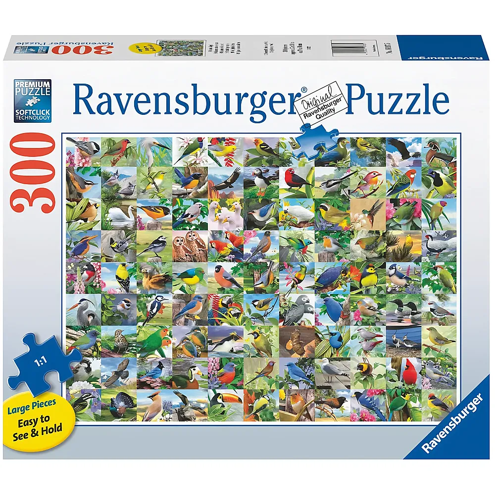 Ravensburger Puzzle 99 V�gel - 300 Teile