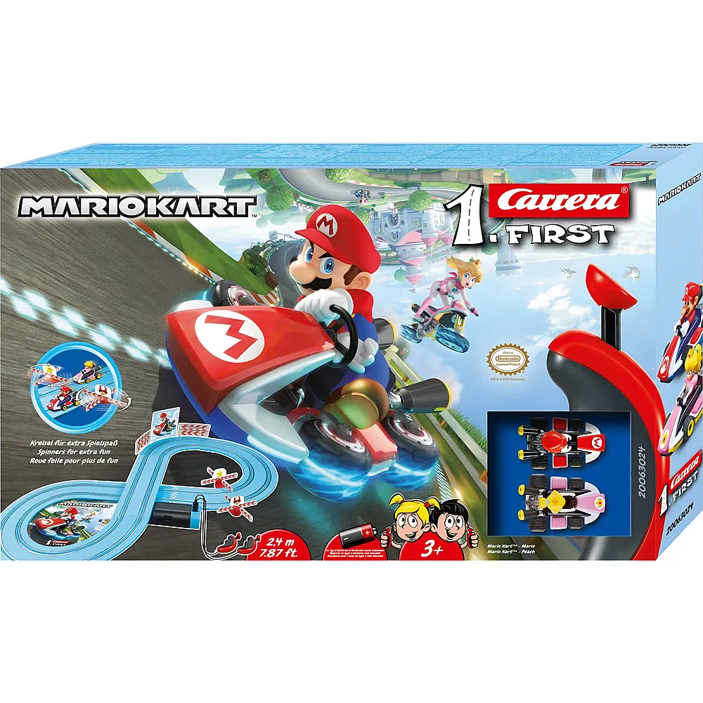 Carrera First Super Mario Mario vs. Peach 2,4m