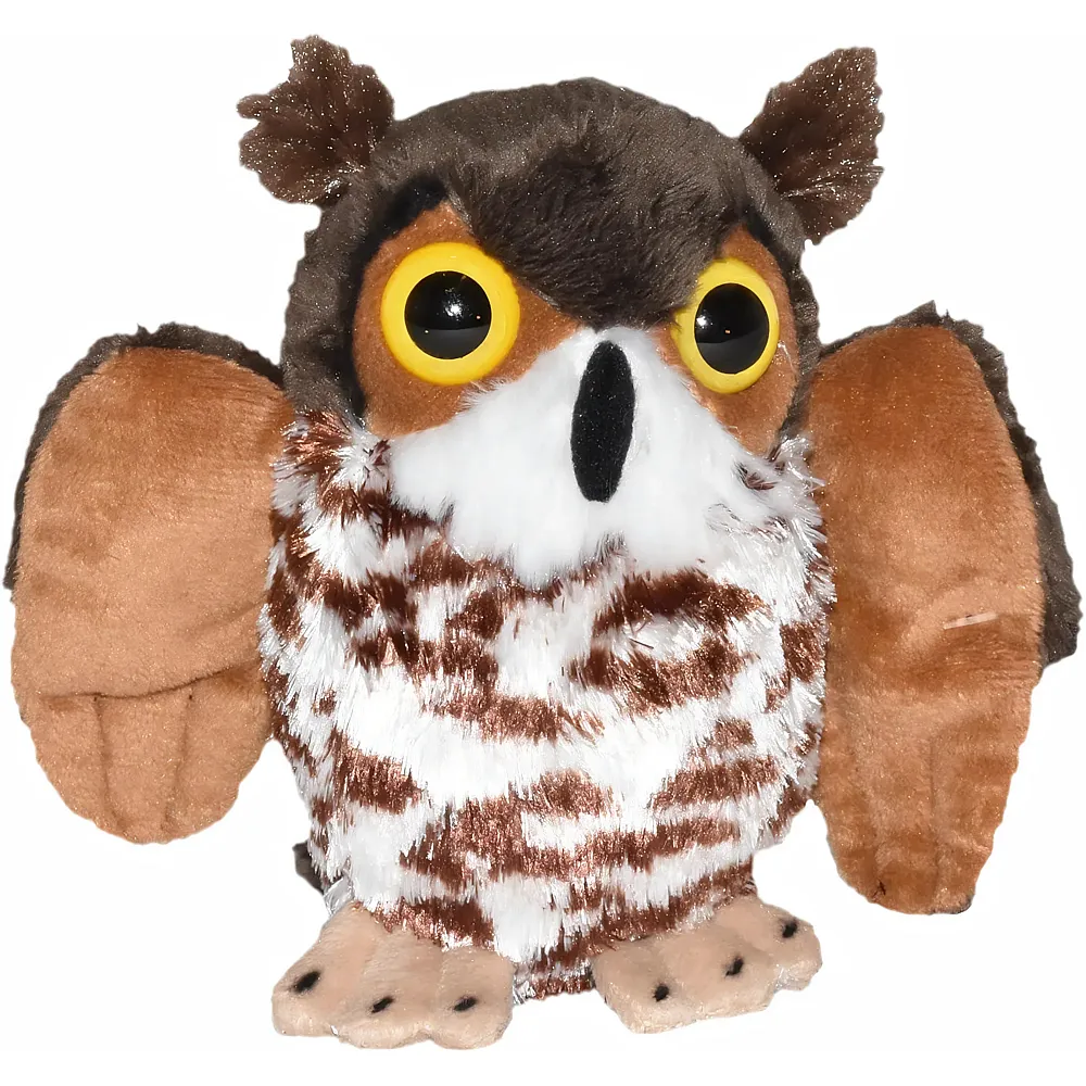 meinspielzeug - Wild Republic Birds Virginia-Uhu - 12 cm | V�gel Pl�sch