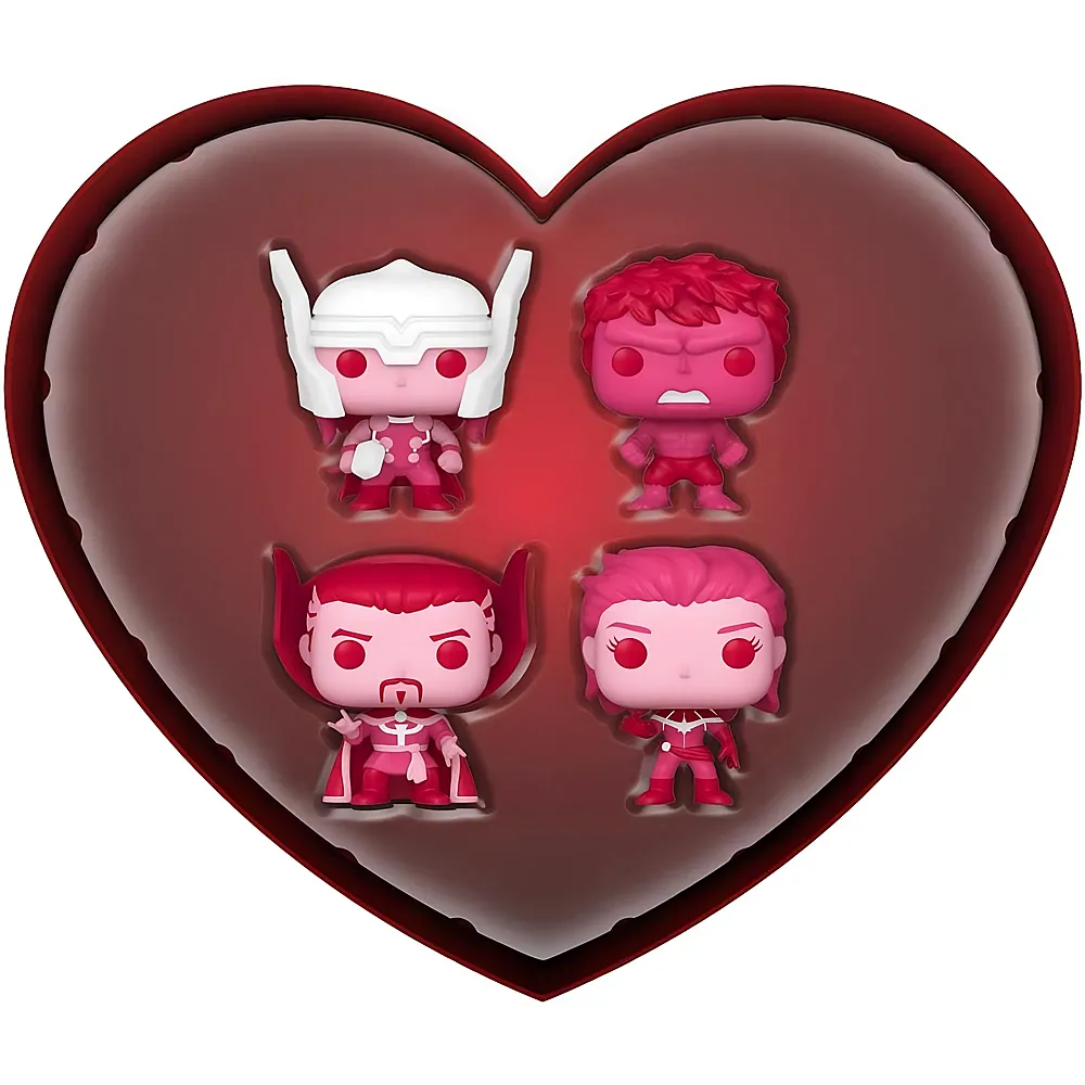 Funko Pocket POP Marvel Classic Val Box 4 Pieces - Doctor Strange - Marvel Comics - Keychain - Neuartiger Schl�sselanh�nger
