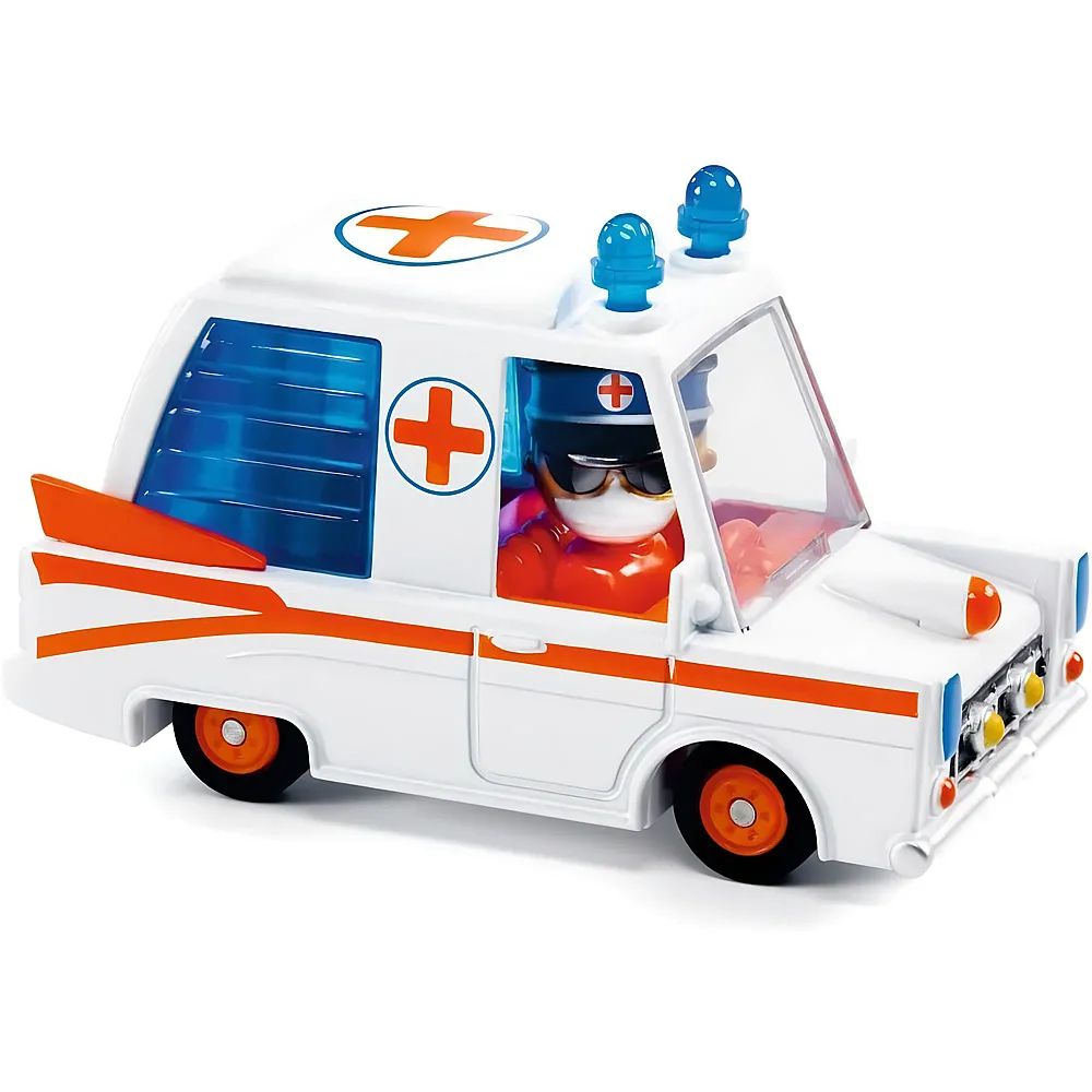 meinspielzeug - Djeco Crazy motors Hurry ambulance