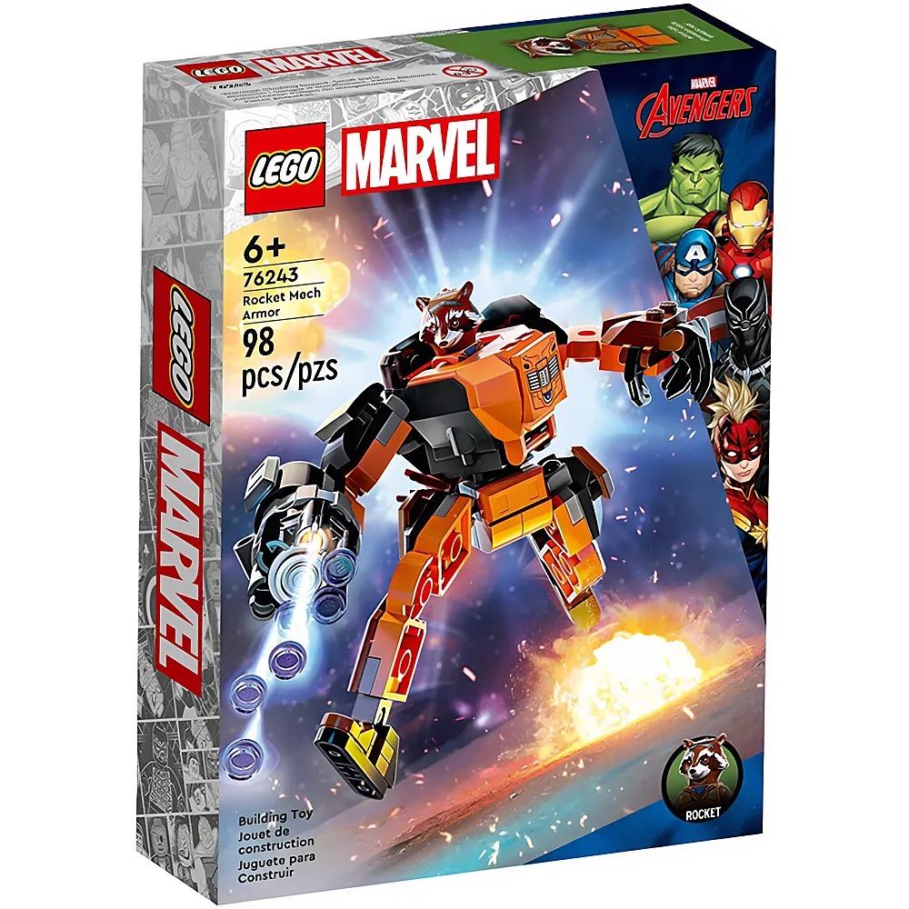 LEGO Marvel Super Heroes Avengers Rocket Mech 76243