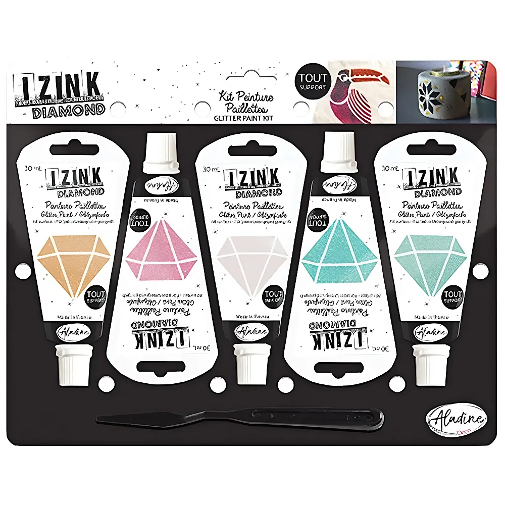 Aladine Izink Set 5 Diamond Pastel - 150 ml | Farbe & Kreide