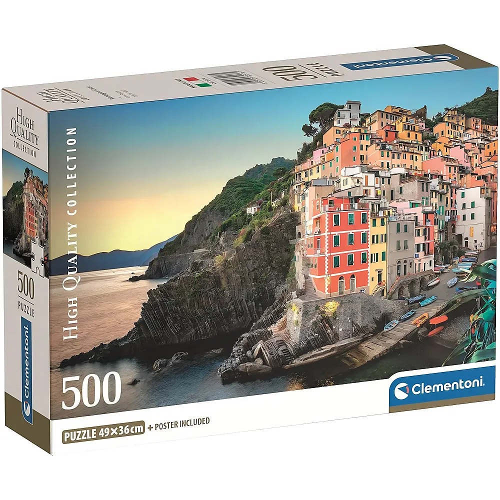 Clementoni Puzzle High Quality Collection K�ste von Riomaggiore 500Teile