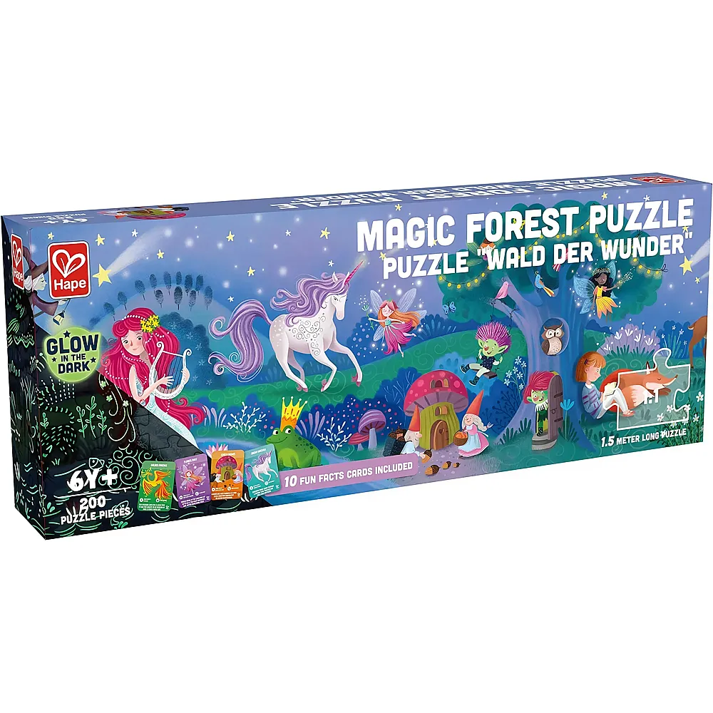Hape Puzzle Wald der Wunder 200Teile