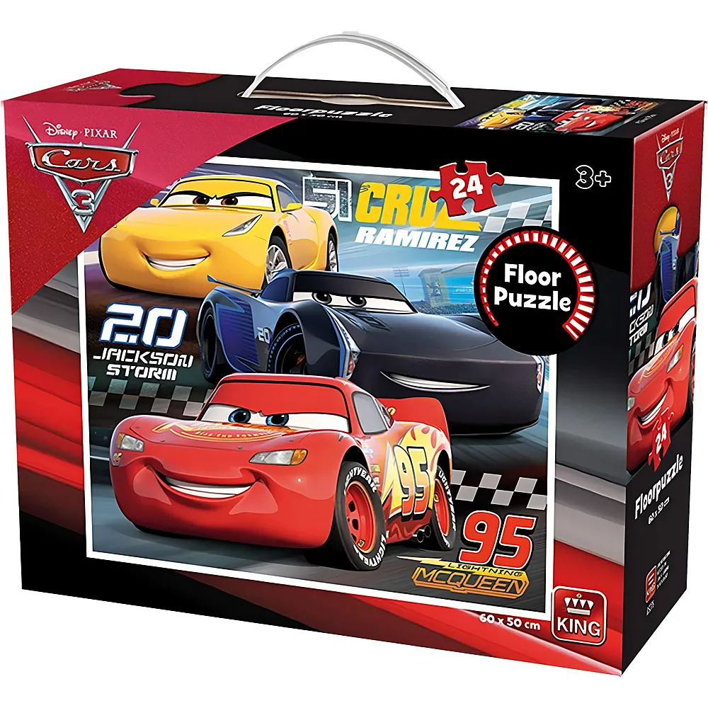 King Puzzle Disney Cars 3 - 24 pi�ces