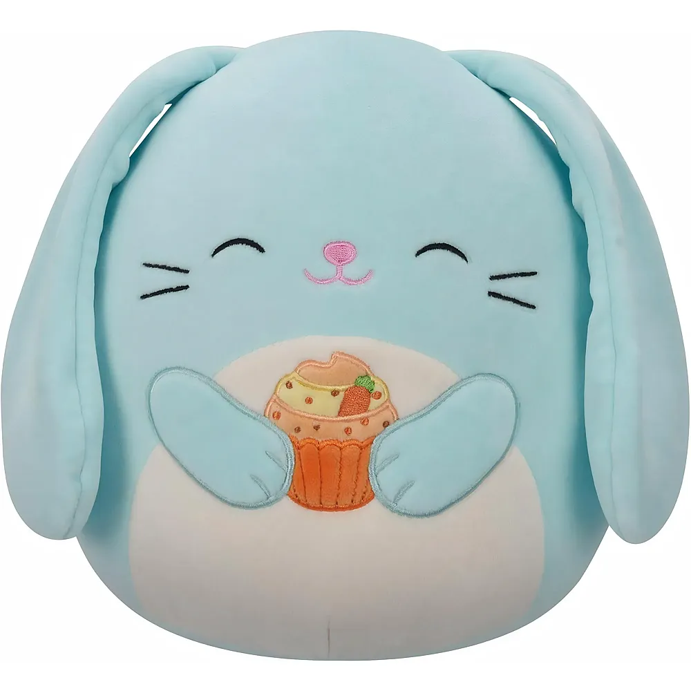 Squishmallows Pl�sch Buttons der Hase mit Cupcake 19cm