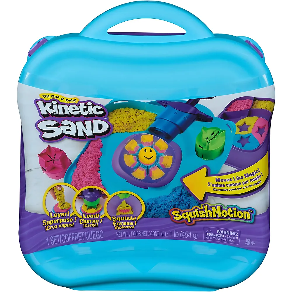 Spin Master Kinetic Sand Squish Motion Set - 454 g