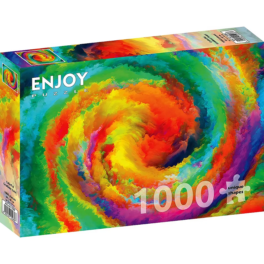 Enjoy Puzzle Colorful Gradient Swirl - 1000 Teile
