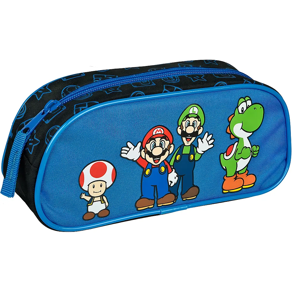 Undercover Super Mario Federm�ppchen mit Reissverschluss Blau