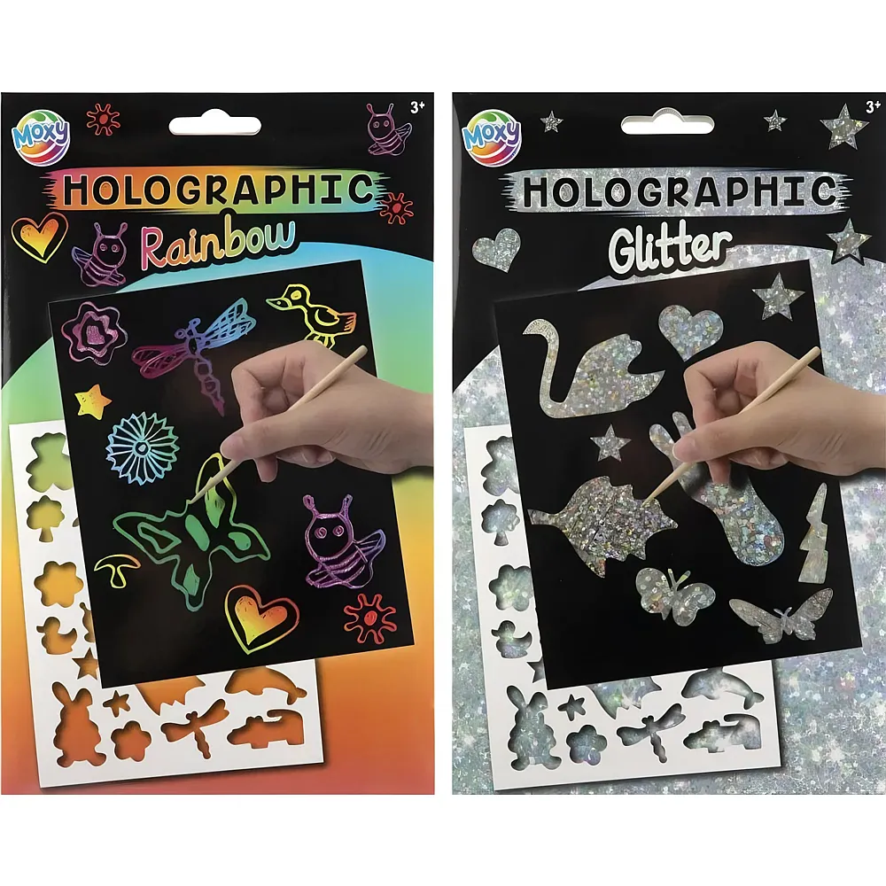 Sombo Scratch Glitter Set A5 ass. - Suche