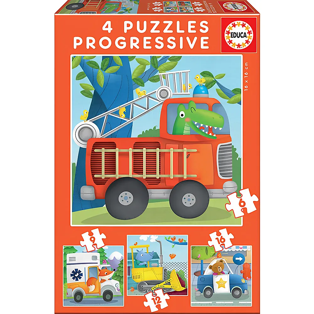 Educa Puzzle Rescue Patrol 6/9/12/16