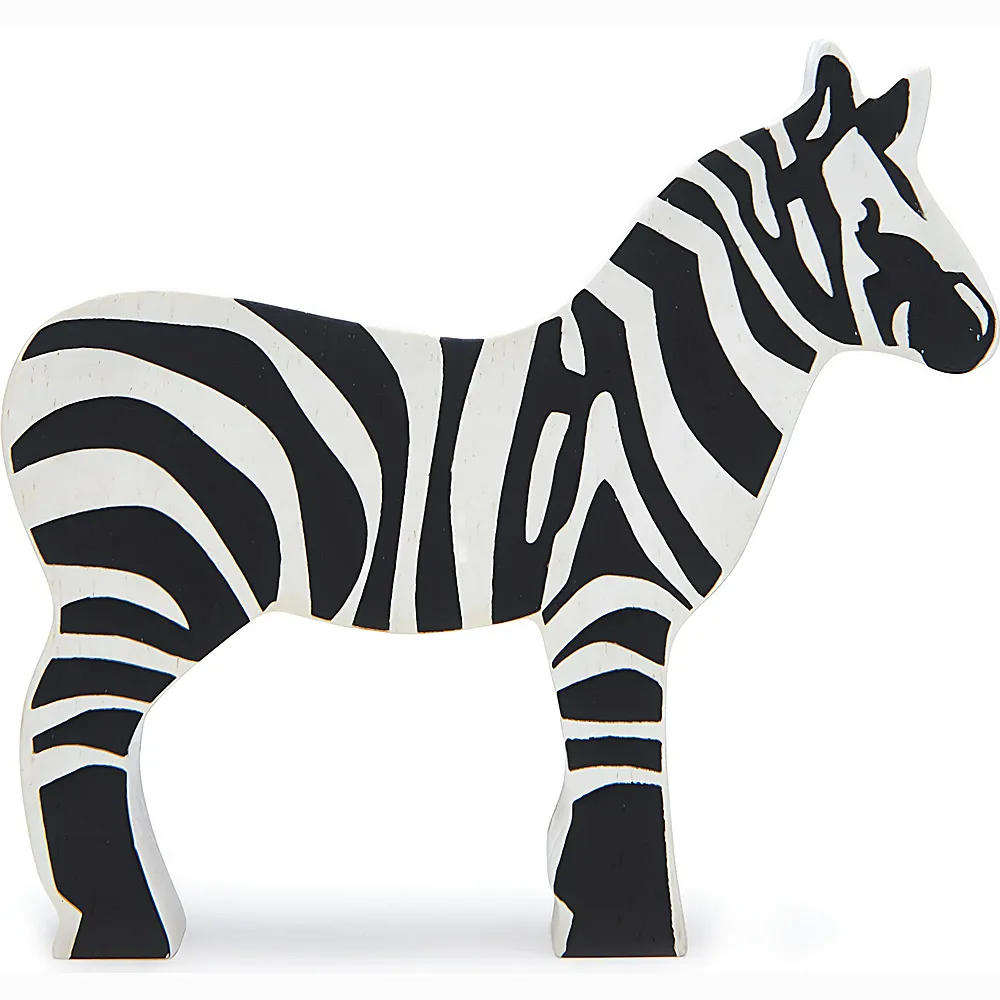 Tender Leaf Toys Holztier Zebra | Wildtiere
