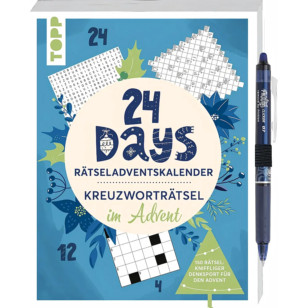 Frechverlag Topp Adventskalender Kreuzwortr�tsel