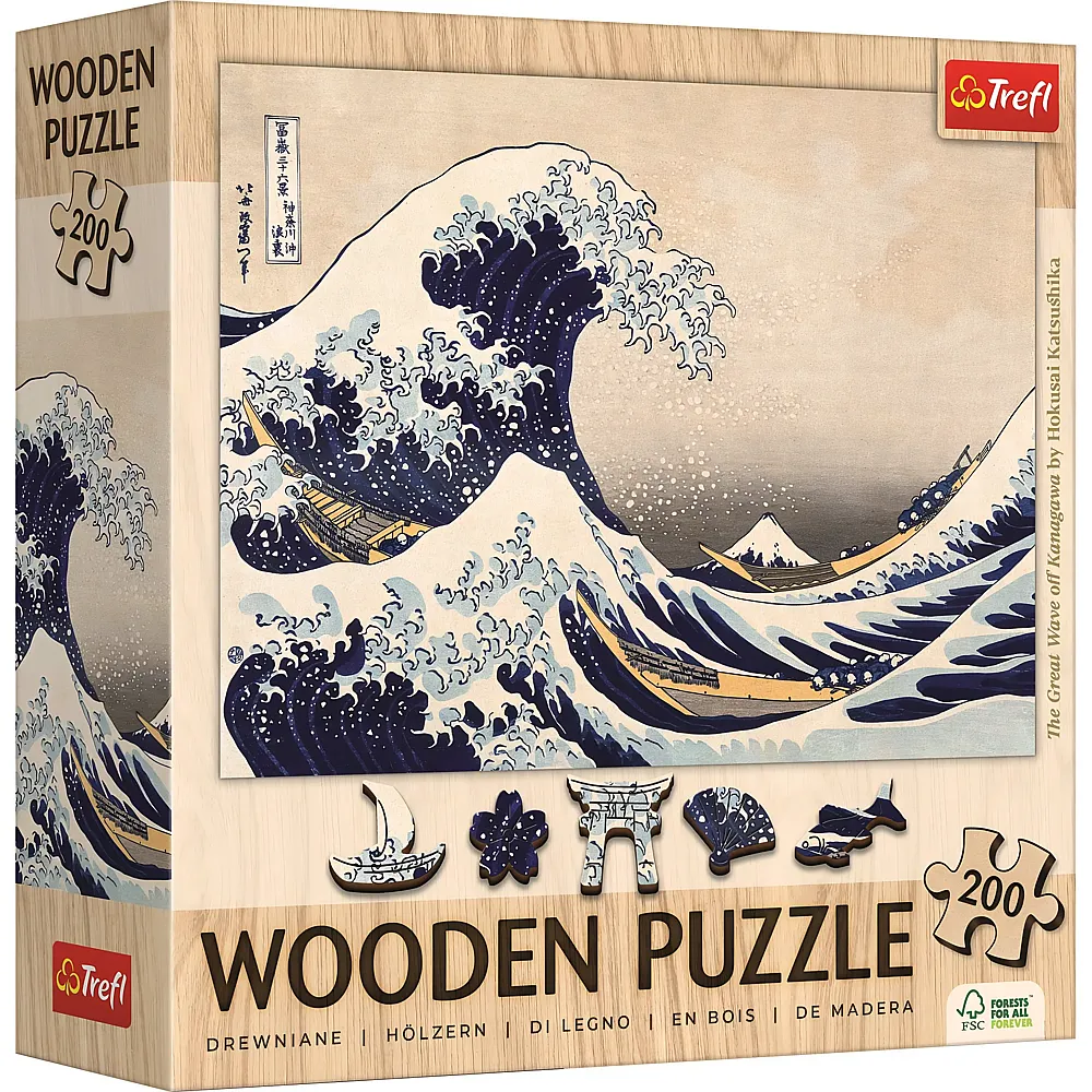 Trefl Puzzle Die grosse Welle vor Kanagawa 200Teile