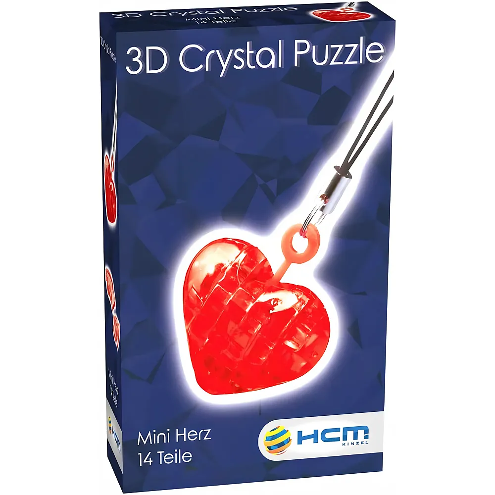 HCM Kinzel Crystal Puzzle Mini Herz 14Teile