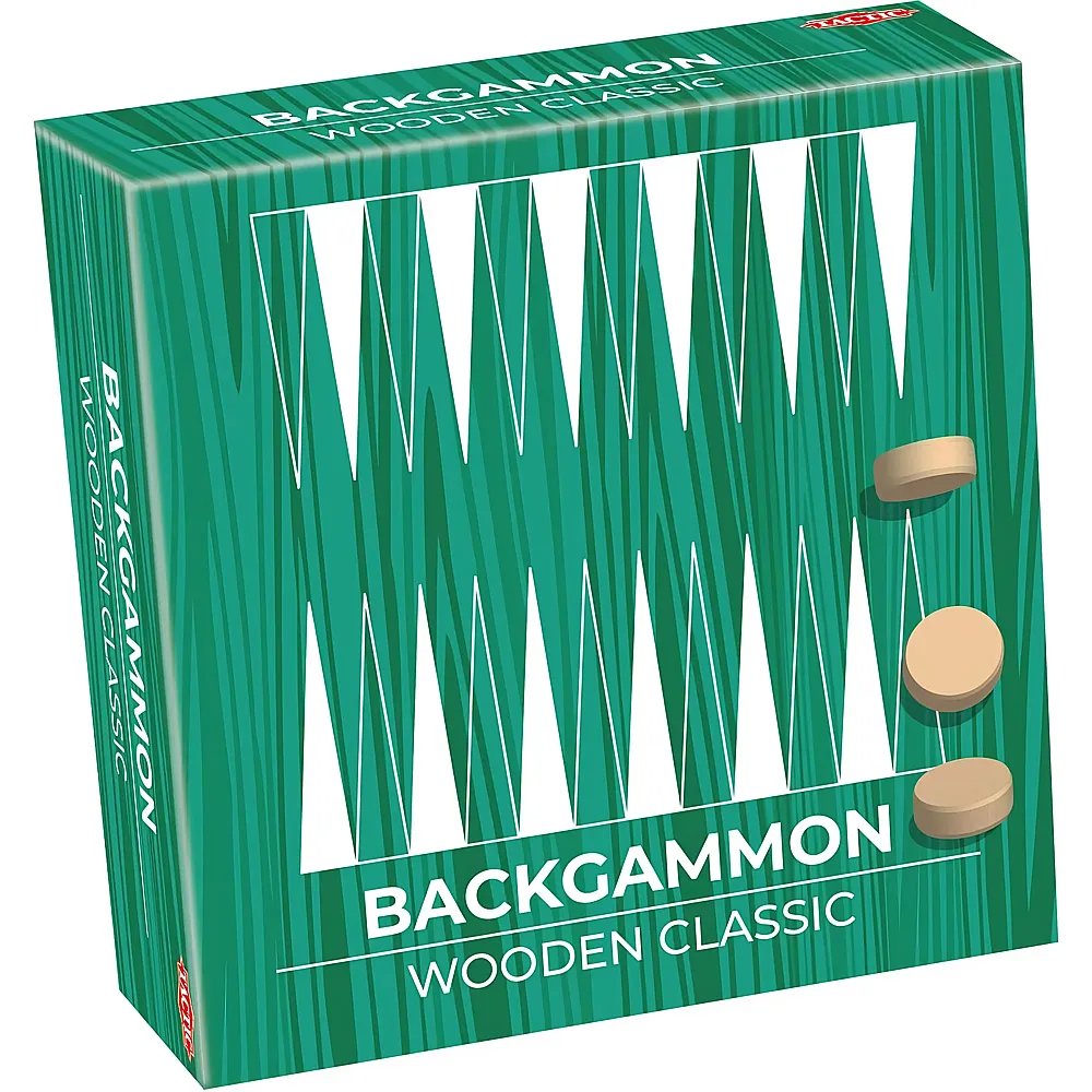 Tactic Spiele Backgammon Wooden Classic