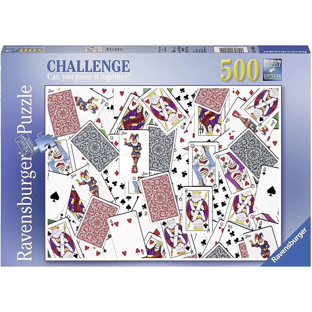 Ravensburger Puzzle Challenge Karten - 500 Teile