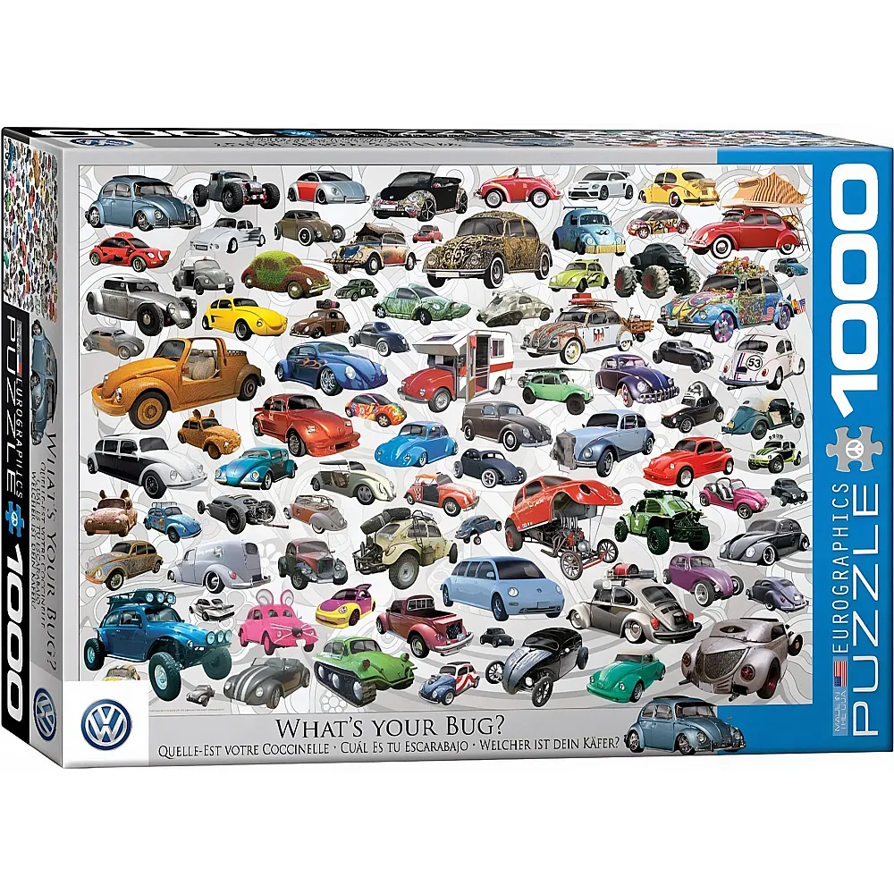 Eurographics Puzzle VW Beetle - What's your Bug 1000Teile | Puzzle 1000 Teile