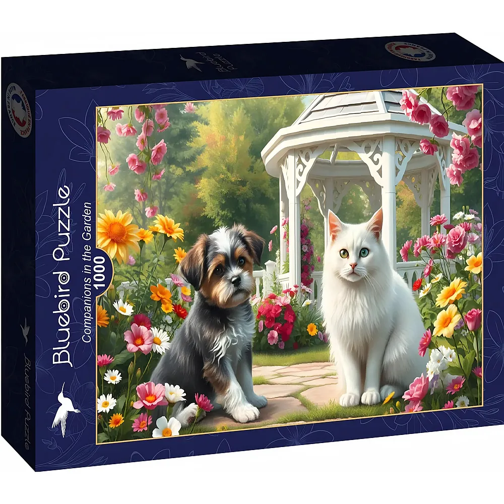 Bluebird Puzzle Begleiter im Garten - 1000 Teile