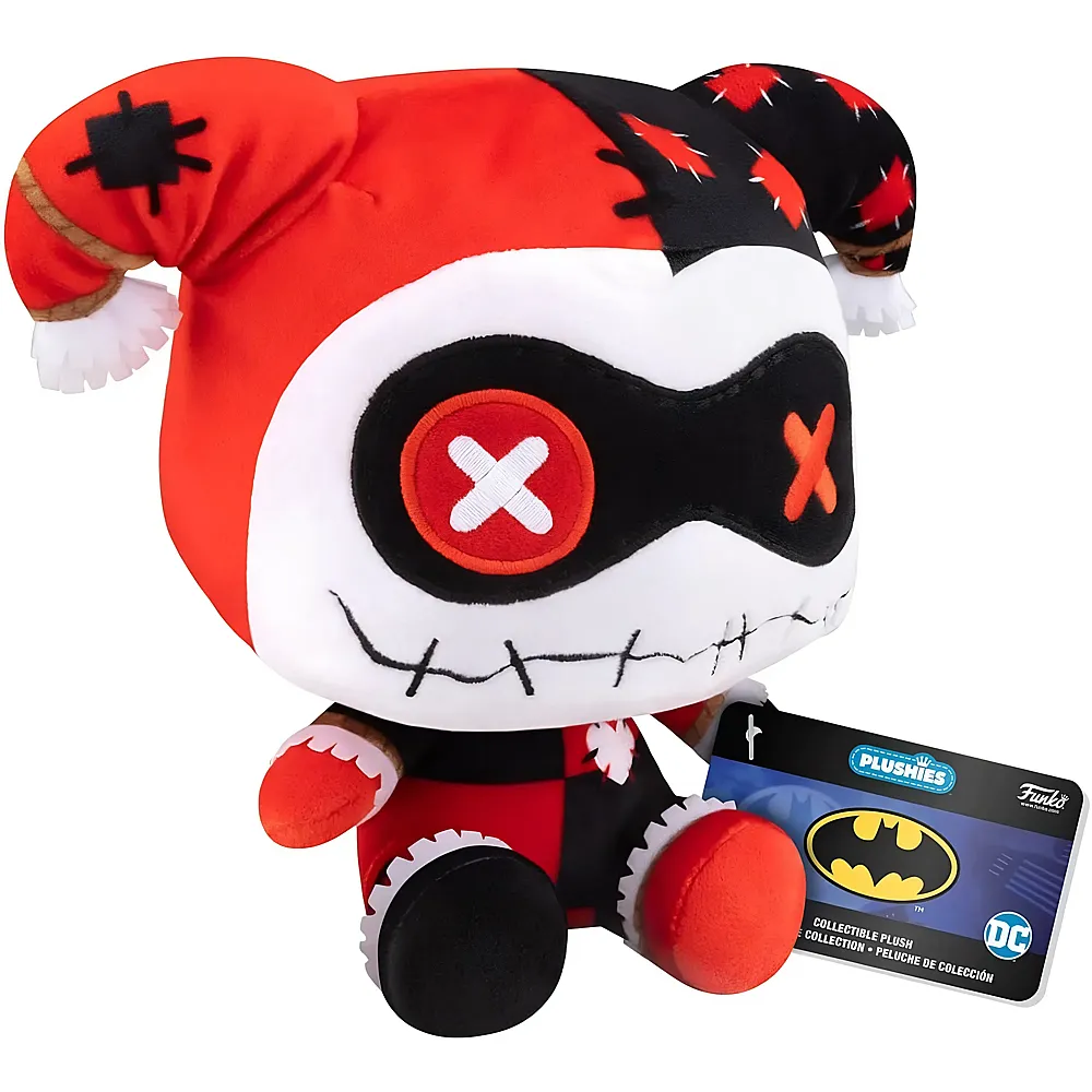 Funko Pop Plush Patchwork Harley Quinn - 18 cm Batman - Lizenzfiguren Pl�sch
