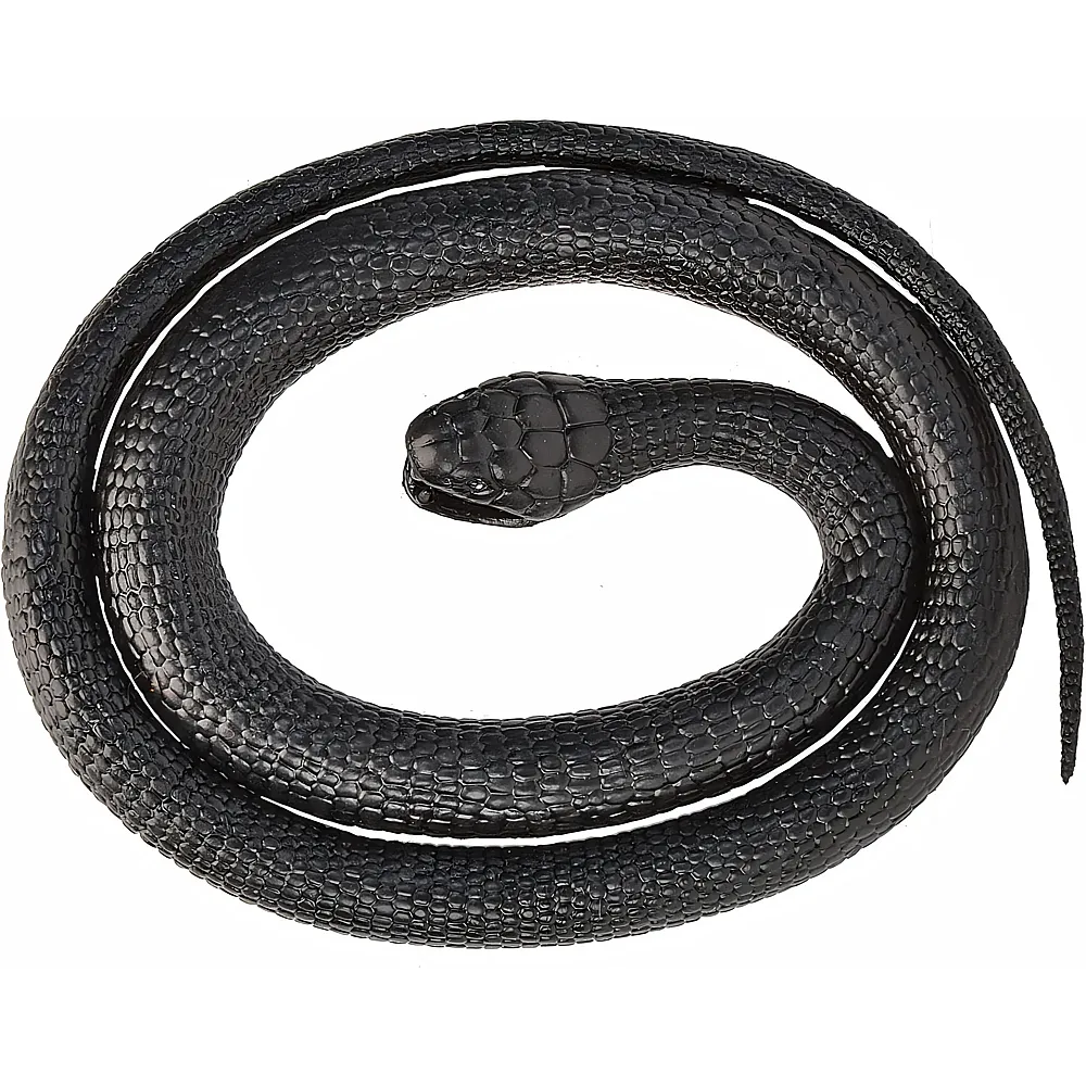 Wild Republic Serpent en caoutchouc Mamba Noir - 117 cm