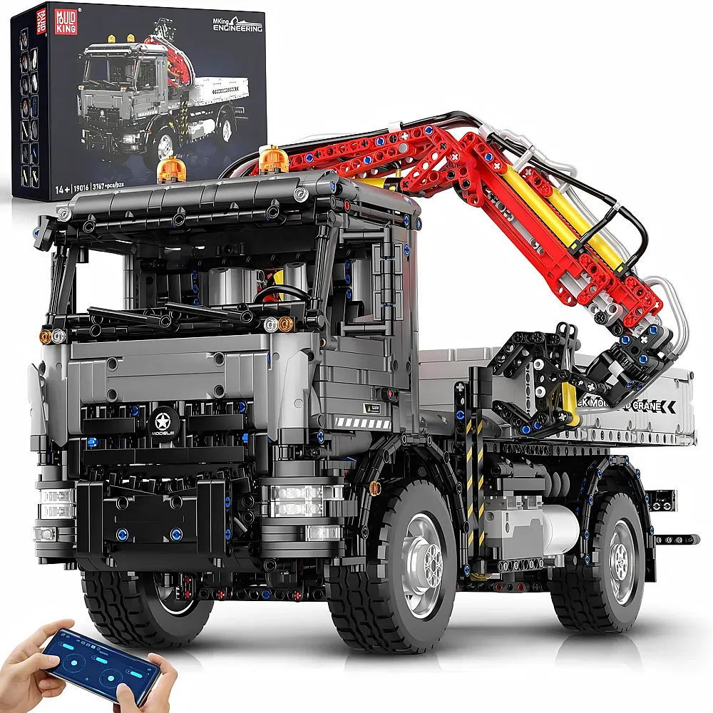 meinspielzeug - Mould King Engineering LKW Bausatz 19016 | Klemmbausteine Fahrzeuge